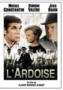 Affiche du film "L'Ardoise" avec Michel Constantin, Jess Hahn et Elisabeth Wiener.